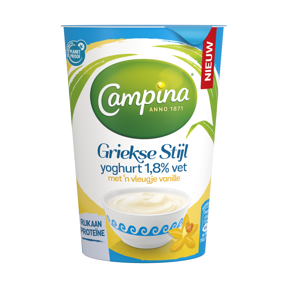 Griekse Stijl yoghurt met 