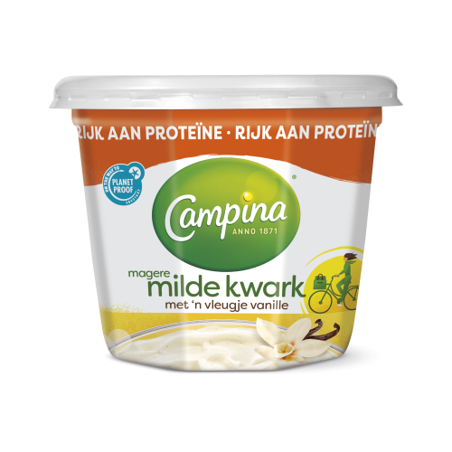 Campina kwark - Packshots Vanille 