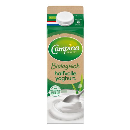 Campina Biologische Halfvolle Yoghurt 1L