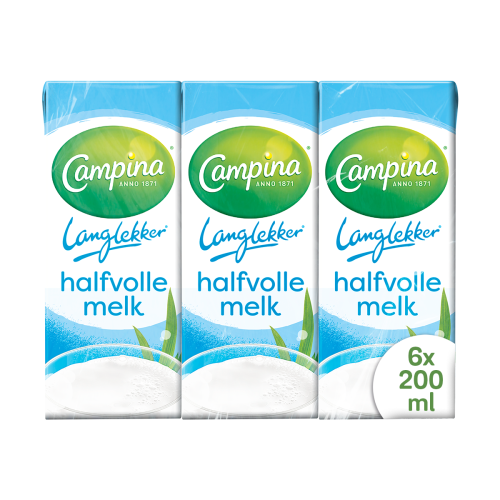 Campina Langlekker Halfvolle Melk Pakjes