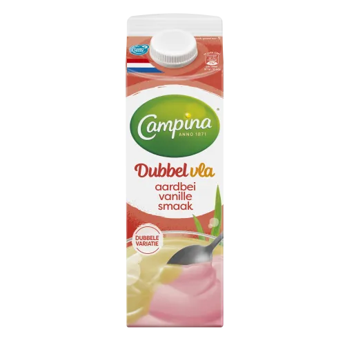 Dubbelvla aardbei vanillesmaak - 856