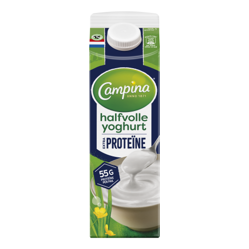Campina halfvolle yoghurt proteine 1L
