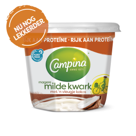 Campina Magere milde kwark met ‘n vleugje kokos 500g