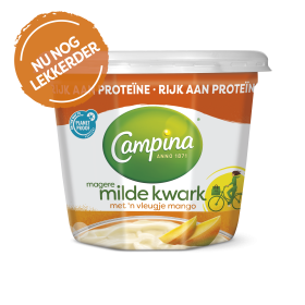 Campina Magere milde kwark met ‘n vleugje mango 500g