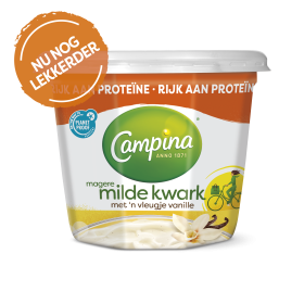 Campina Magere milde kwark met ‘n vleugje vanille 500g