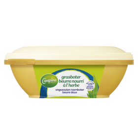 Campina Botergoud Ongezouten Grasboter 225g Kuipje