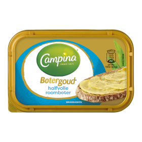 Campina Botergoud Halfvolle Roomboter 225g Kuipje
