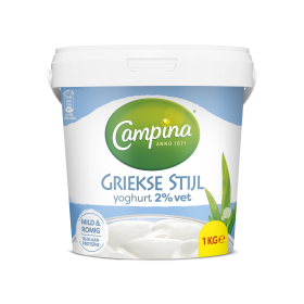 Campina Griekse Stijl Yoghurt 2% Naturel 1kg