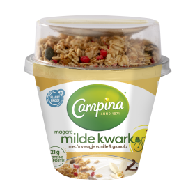 Campina kwark Topcup vanille